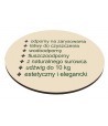 PODKŁAD ECRU 22 CM POD TORT CIASTO SZTYWNY