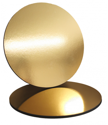 PODKŁAD ZŁOTY 38 CM POD TORT CIASTO OKRĄGŁY SZTYWNY GRUBY DO 10 KG