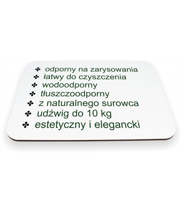 PODKŁAD BIAŁY 40X40 CM POD TORT CIASTO KWADRATOWY