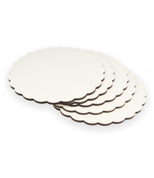 PODKŁAD BIAŁY 14 CM POD TORT CIASTO SZTYWNY