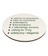 PODKŁAD 40 CM Z OTWOREM POD TORT PIĘTROWY BIAŁY SZTYWNY