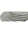 PODKŁAD POPIELATY 34 CM POD TORT CIASTO SZTYWNY