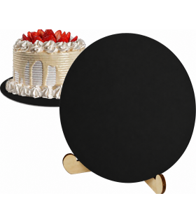 PODKŁAD CZARNY 3 MM 24 CM POD TORT SZTYWNY HDF